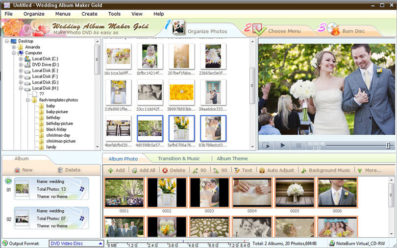 Wedding Album Maker Gold overview