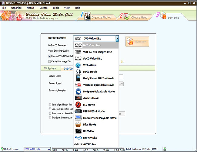 Congratulations! Installation Wedding Album Maker Gold successful!